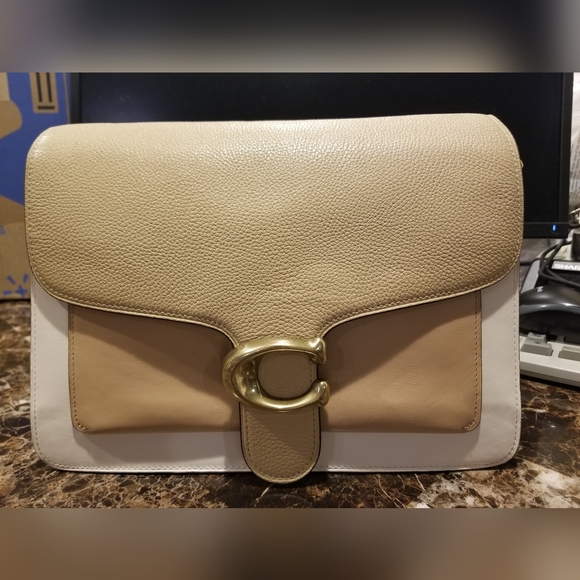 Coach Tabby Shoulder Bag Colorblock with Snakeskin - Picture 1 of 11